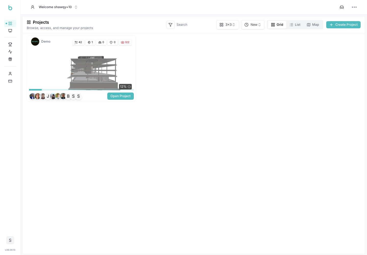 Account access workspace