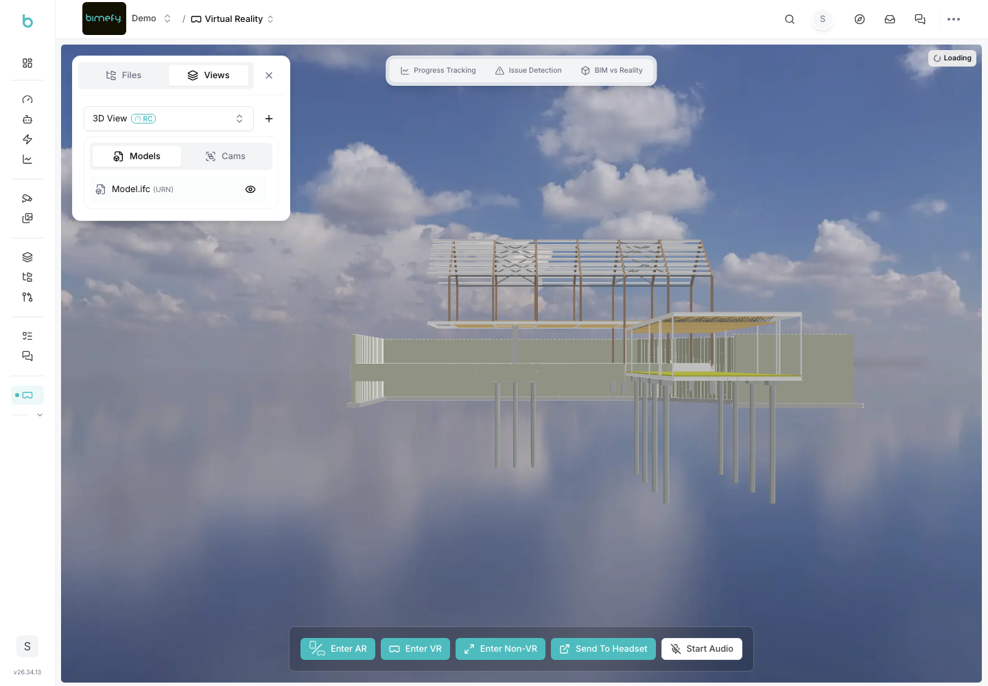 VR Viewer workspace